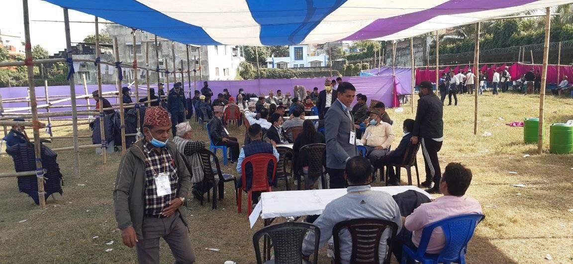 कांग्रेस प्रदेश १ अधिवेशनः मतदान सकियो, मतगणना भोलि